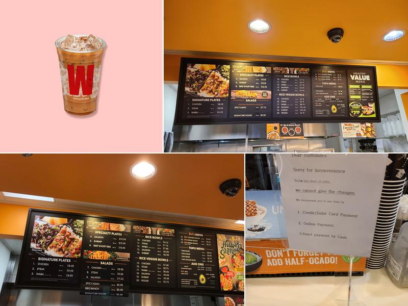 WaBa Grill Menu