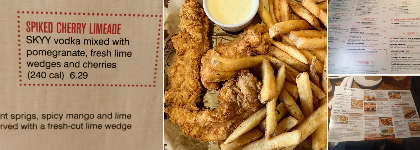 Cheddar's Scratch Kitchen Menu