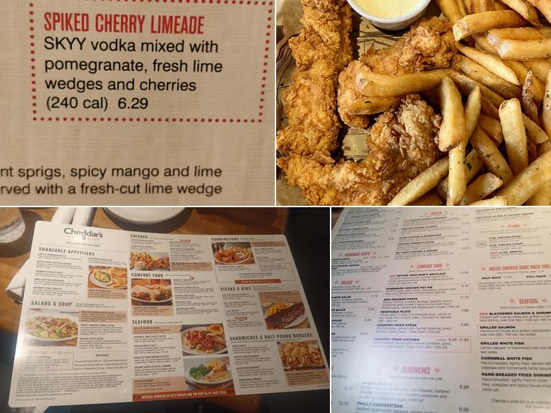 Cheddar's Scratch Kitchen Menu