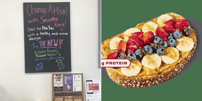 Smoothie King Menu