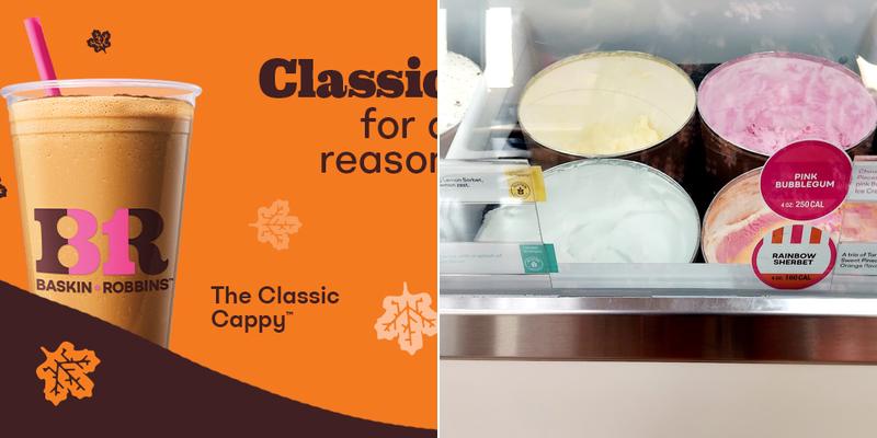 Baskin-Robbins Menu