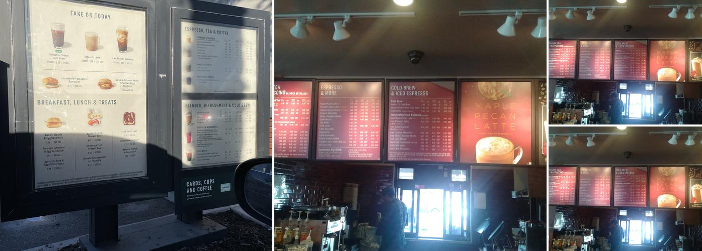 Starbucks Menu