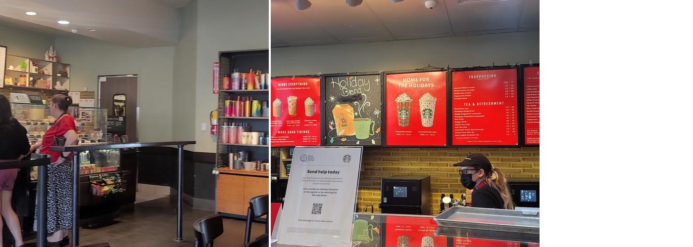 Starbucks Menu