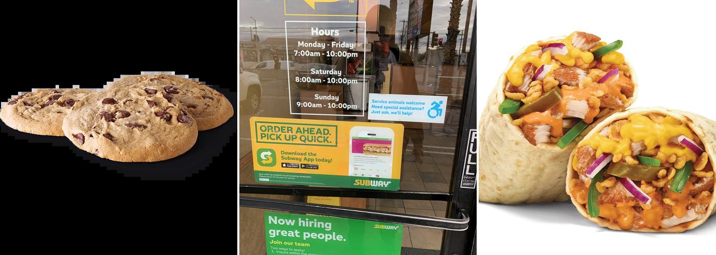 Subway Menu