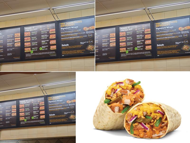 Subway Menu