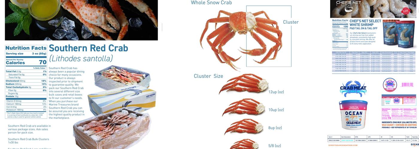 Direct Source Seafood LLC Menu