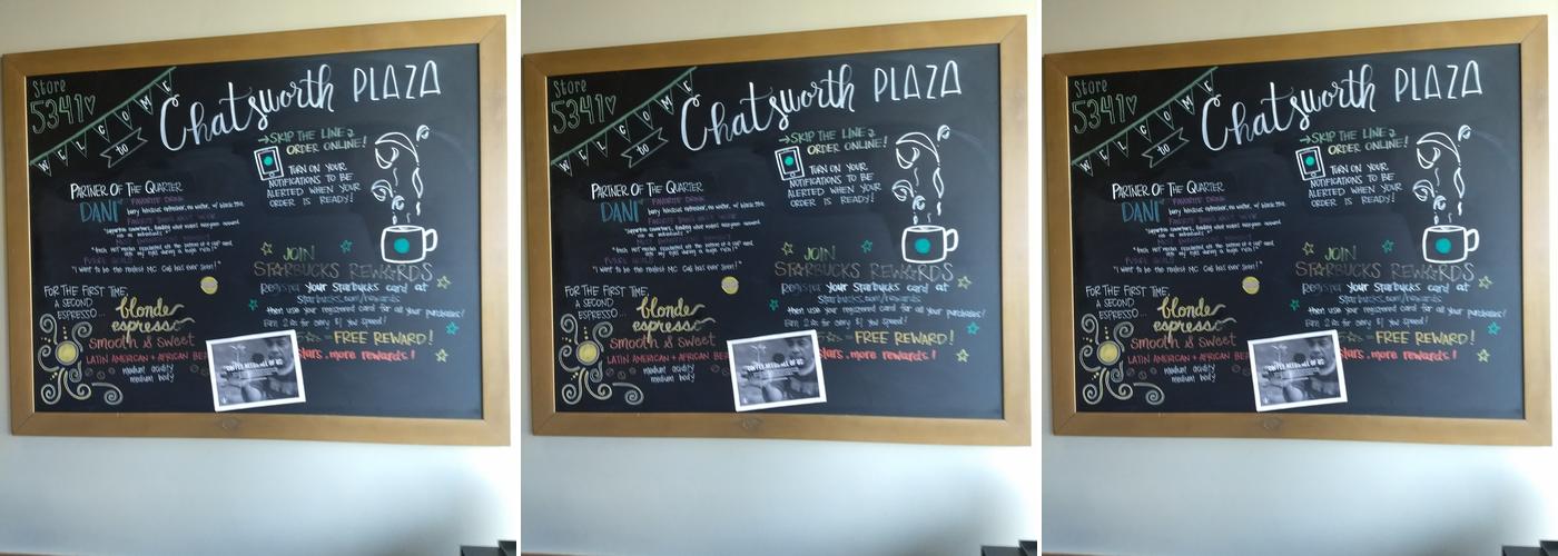 Starbucks Menu