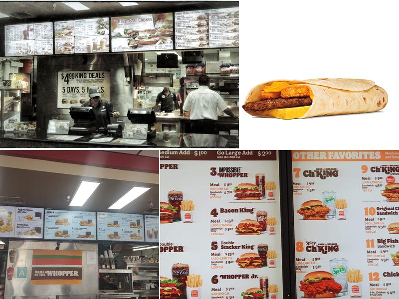 Burger King Menu