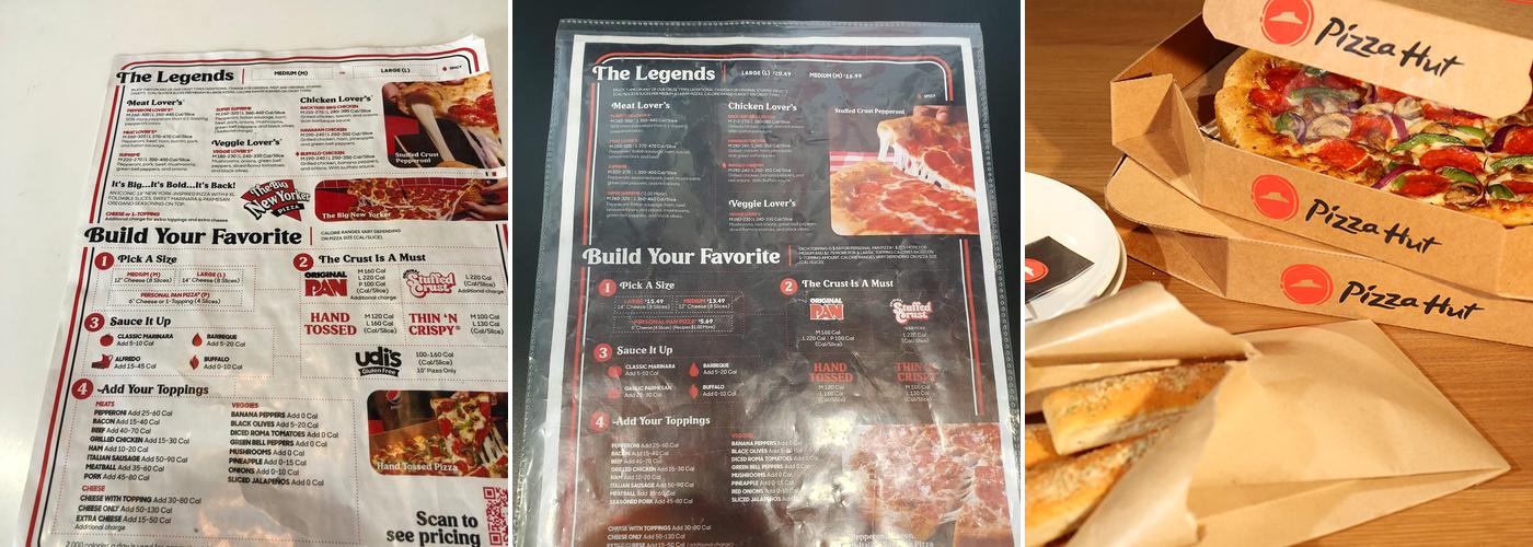 Pizza Hut Menu