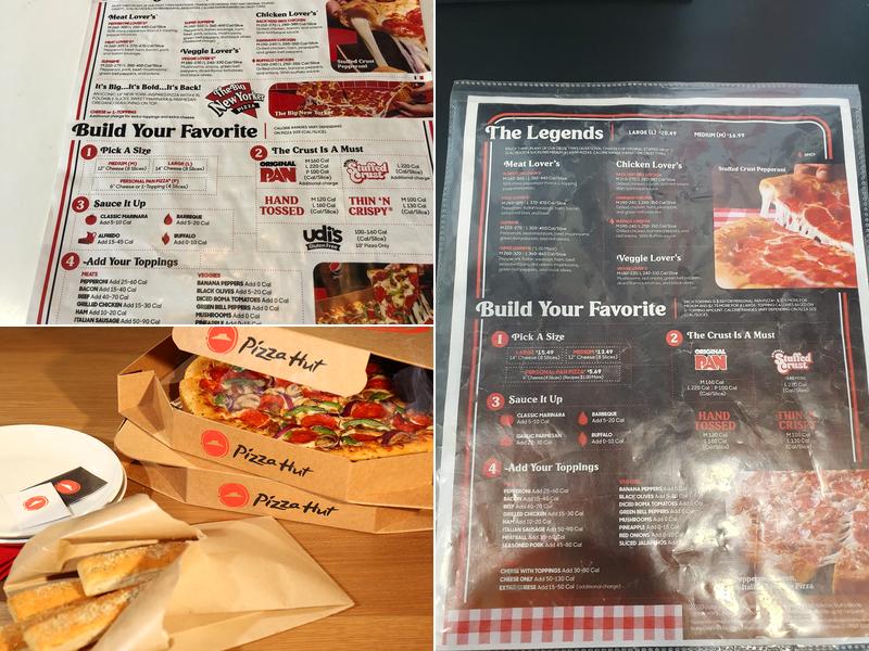 Pizza Hut Menu