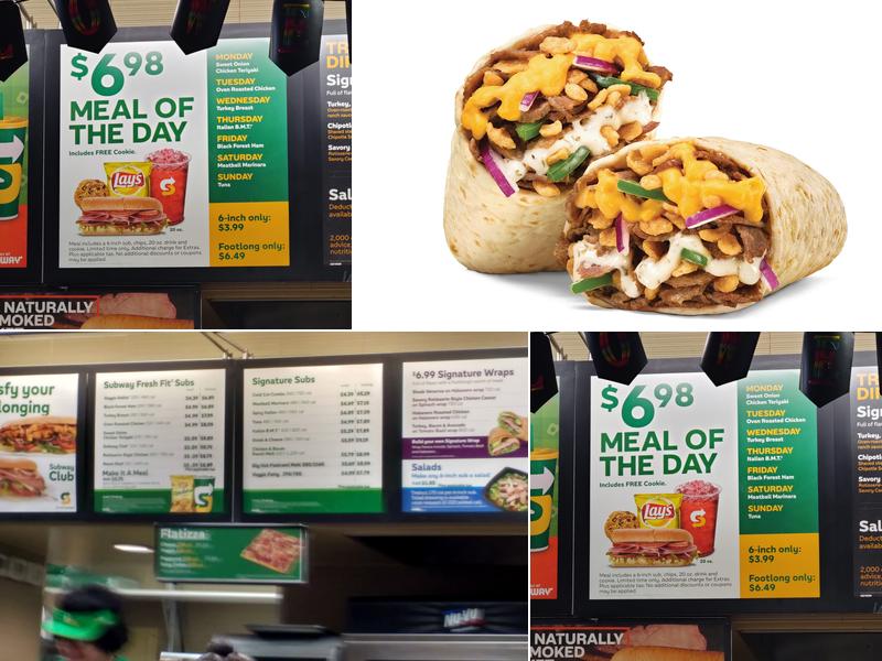 Subway Menu
