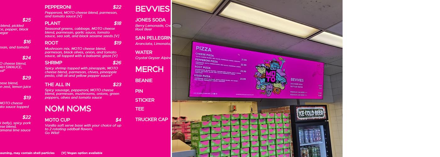 MOTO Pizza T-Mobile Park Menu