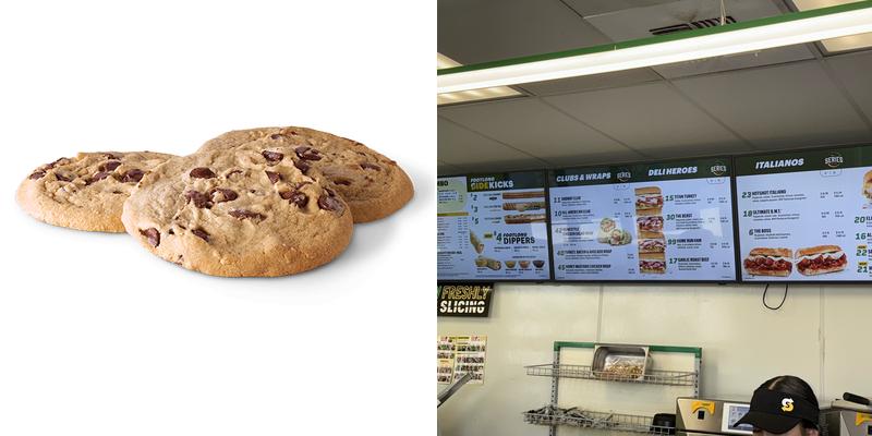 Subway Menu