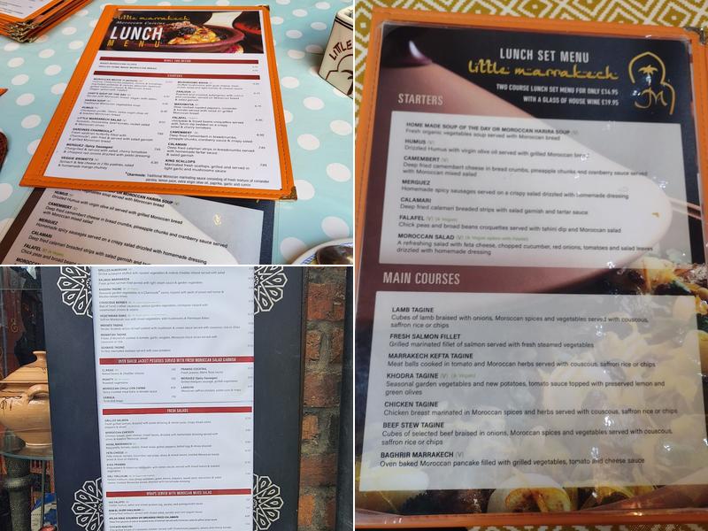 Little Marrakech Menu
