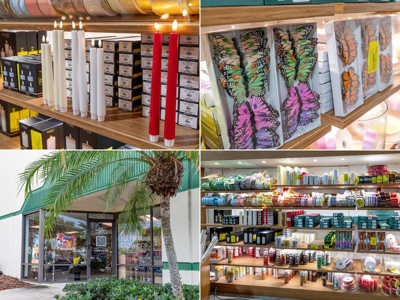 Full Pot of Flowers West Palm