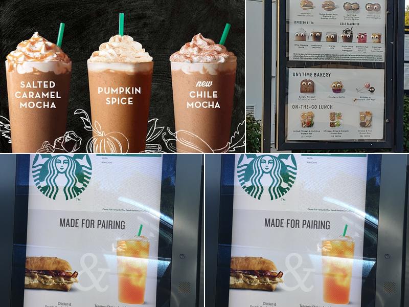 Starbucks Menu