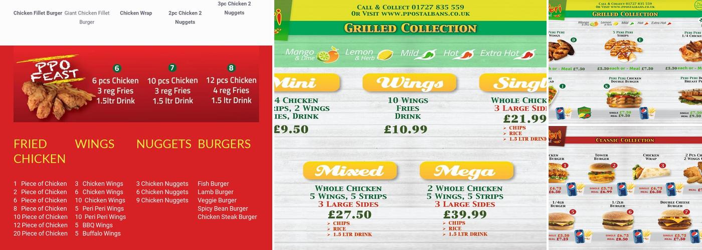 Peri Peri Original Menu