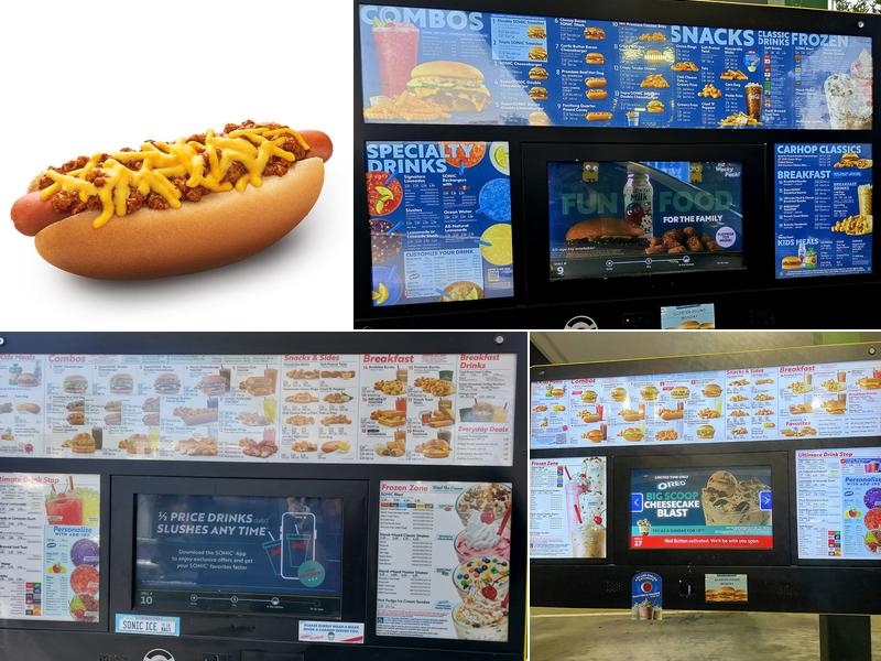 Sonic Drive-In Menu