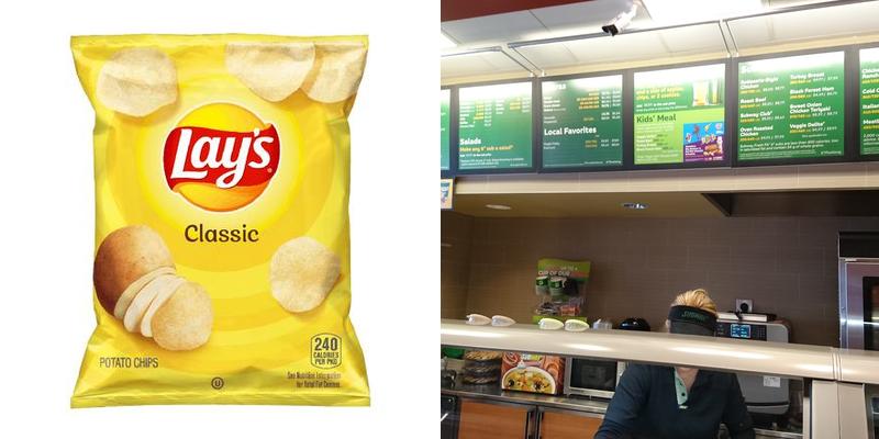 Subway Menu