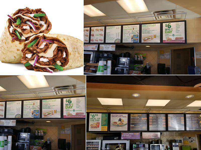 Subway Menu