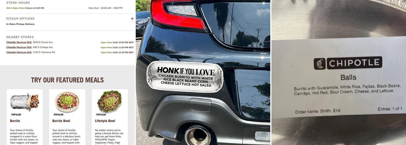 Chipotle Mexican Grill Menu