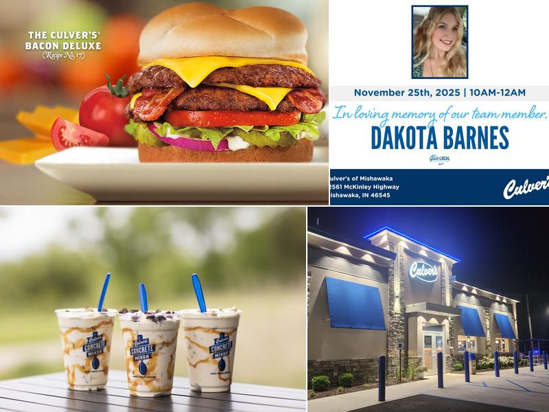 Culver’s 12561 McKinley Hwy, Mishawaka