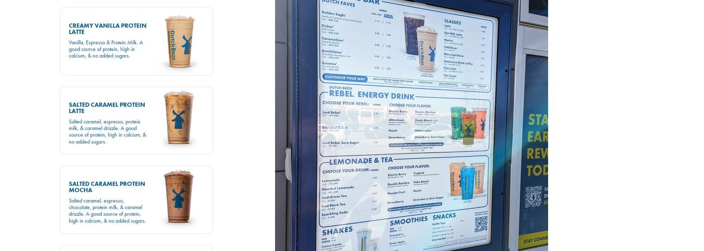 Dutch Bros Coffee Menu