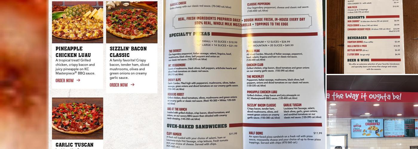 Mountain Mike's Pizza Menu