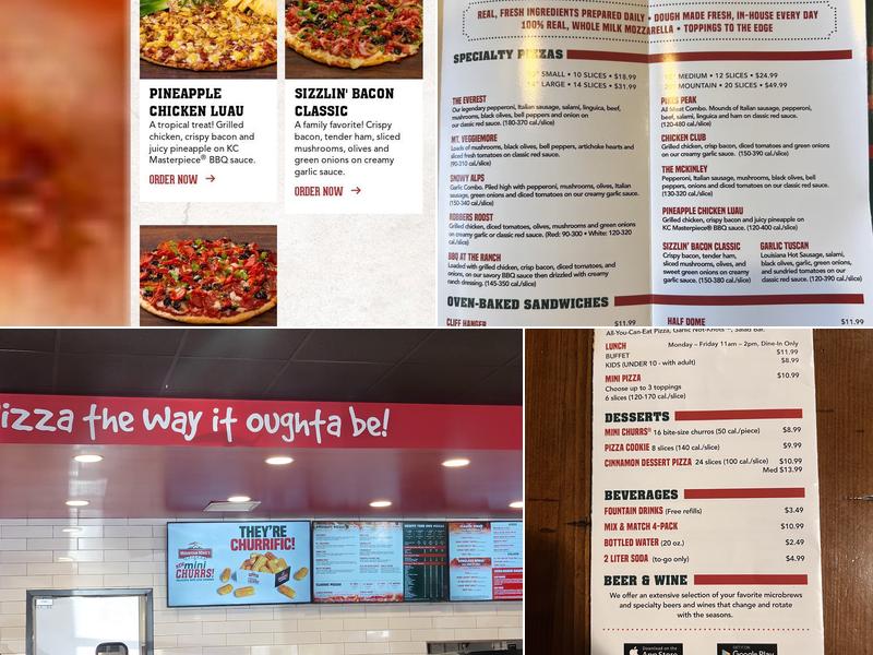 Mountain Mike's Pizza Menu