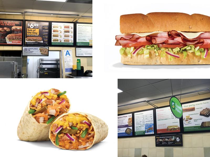 Subway Menu
