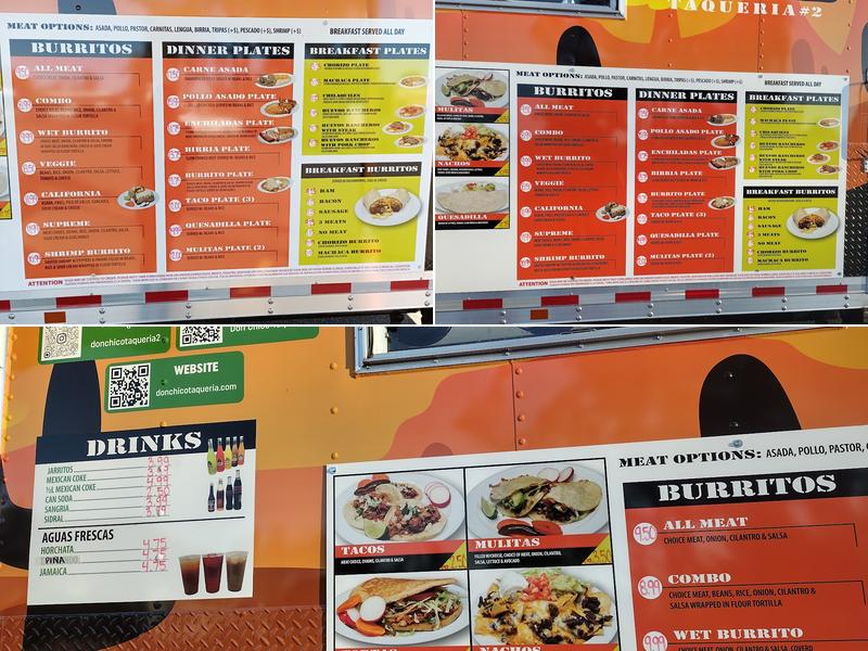 Don Chico Taqueria 2 Menu