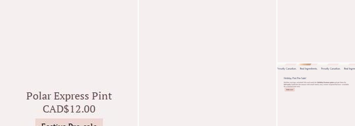 Haven's Creamery Menu