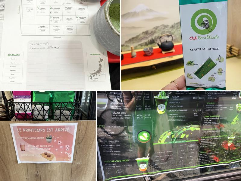 Oishi Bar à Matcha Menu