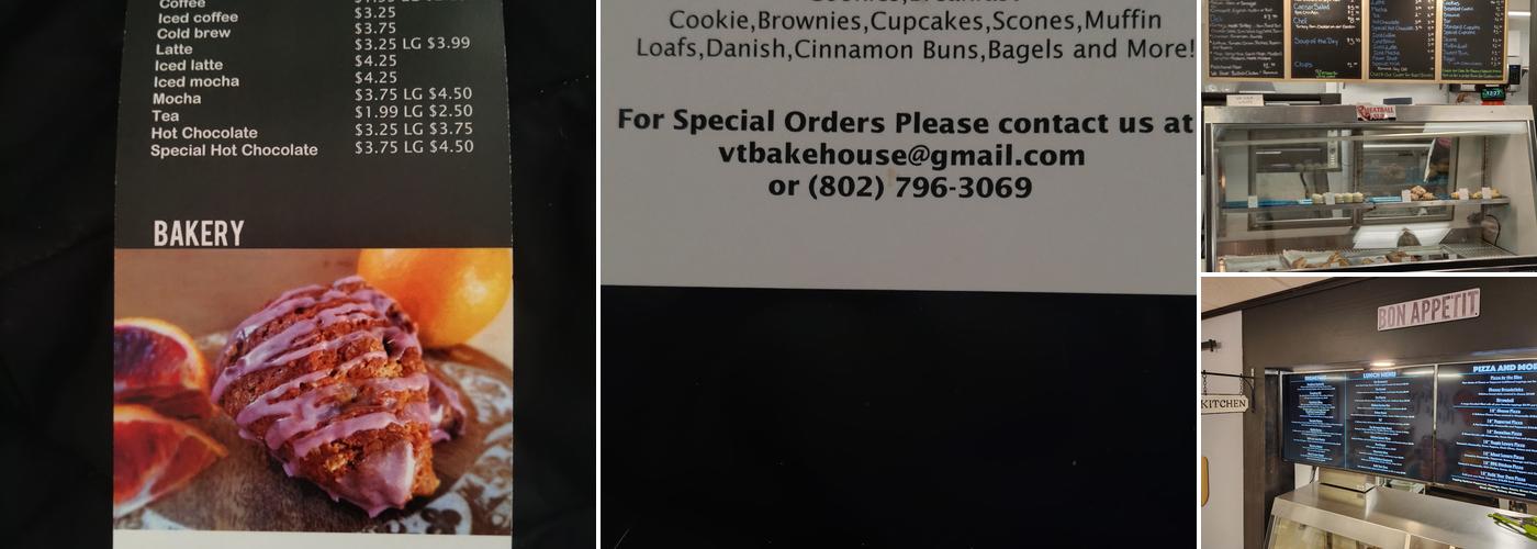 VT Bake House Menu