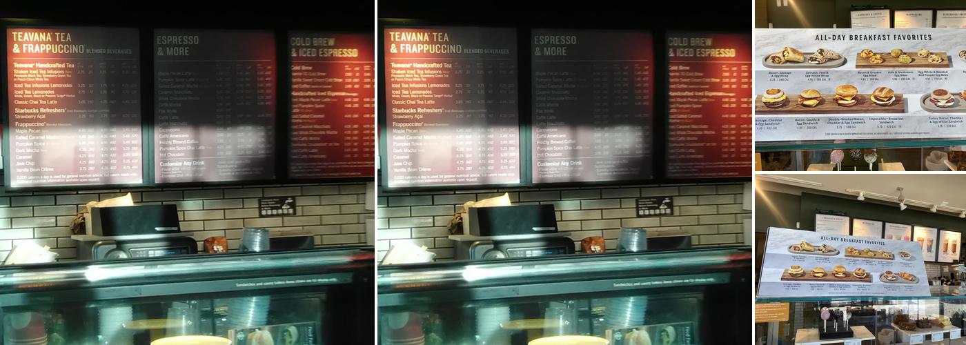 Starbucks Menu