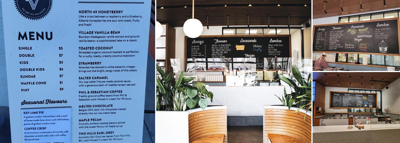 Village Ice Cream Menu
