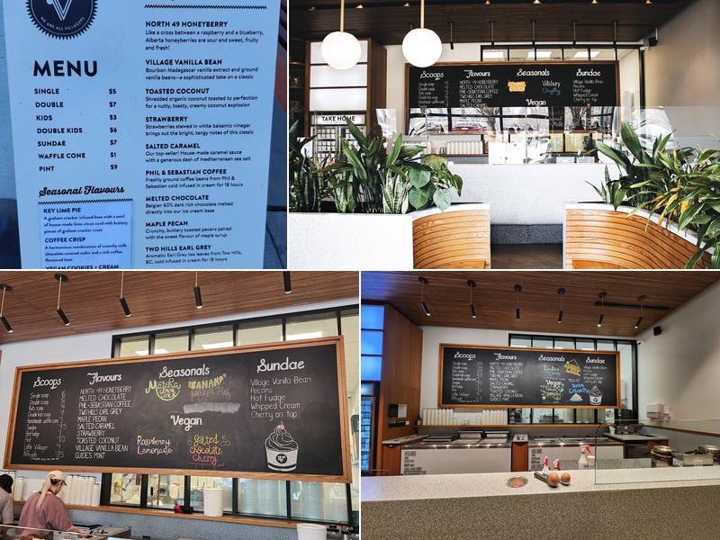 Village Ice Cream Menu