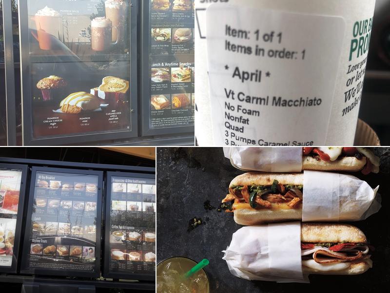Starbucks Menu