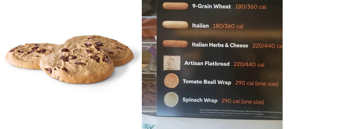 Subway Menu