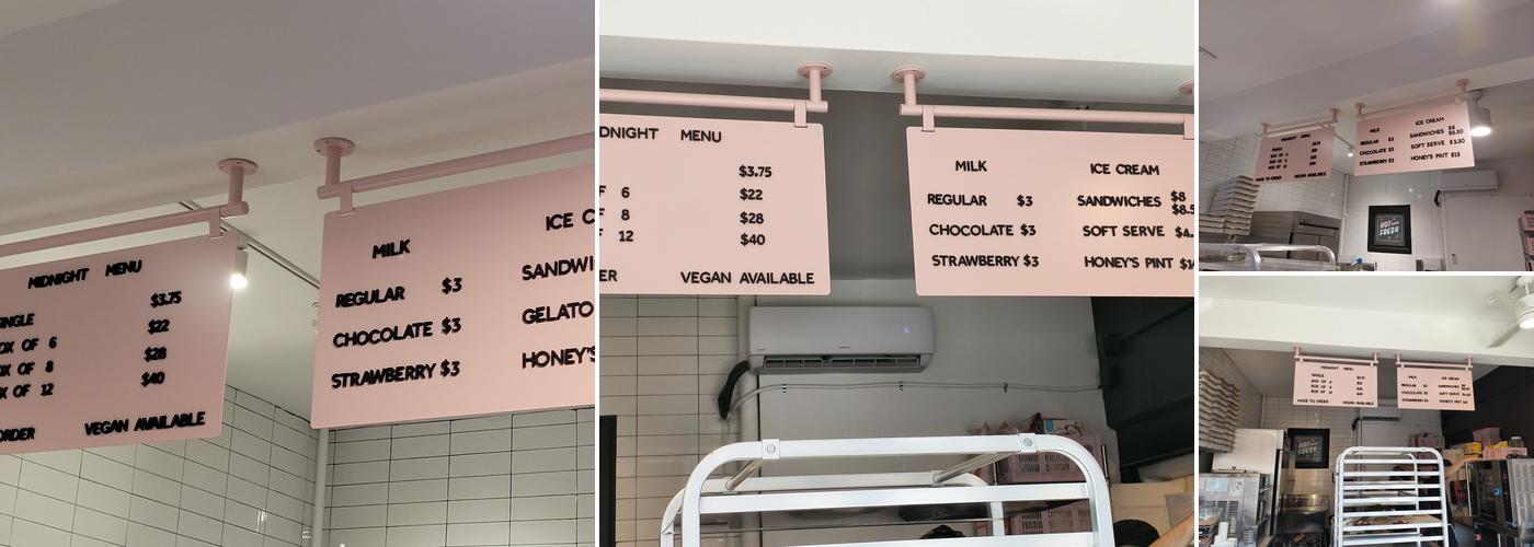 Midnight Cookie Menu