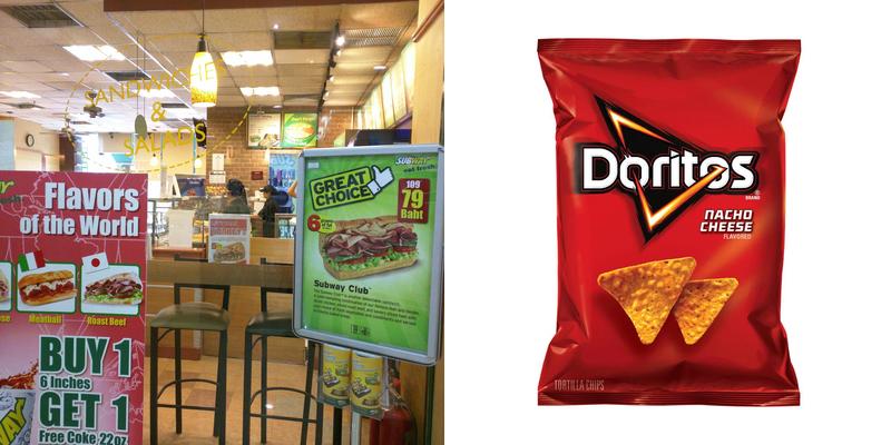 Subway Menu