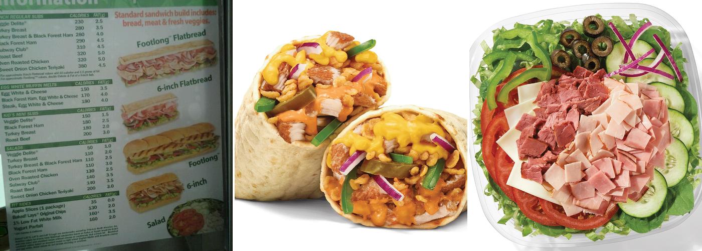 Subway Menu