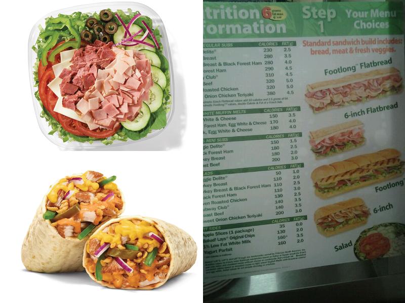 Subway Menu