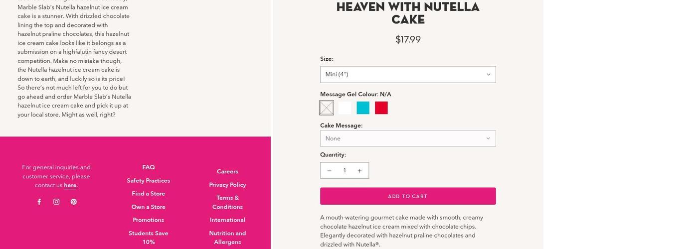 Marble Slab Creamery Menu