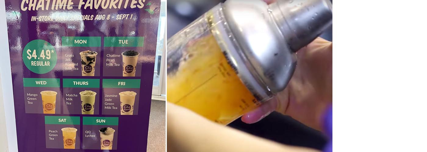 Chatime CF Markville Menu