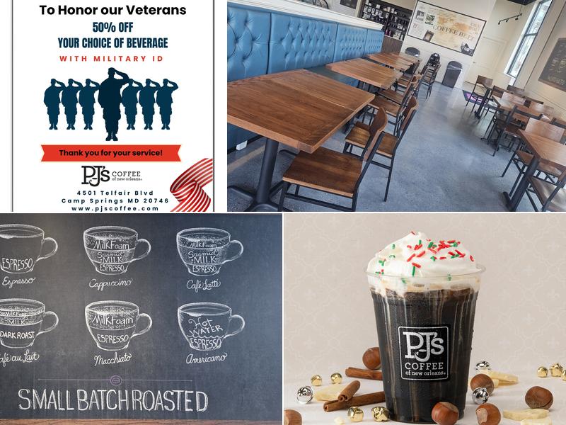 Pj's Coffee 4501 Telfair Blvd BLDG 100, Camp Springs