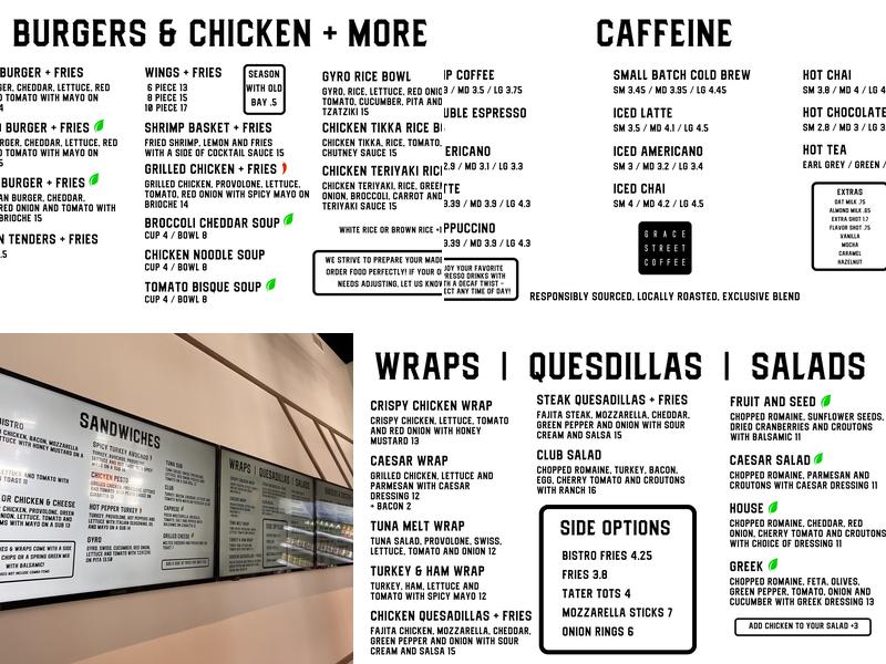The Commons Fooderie Menu