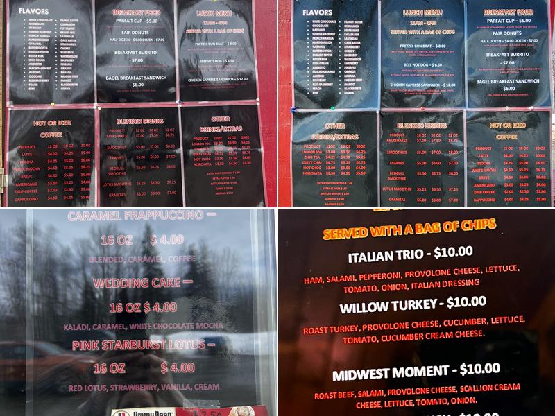 Raven Lunatic Espresso Menu