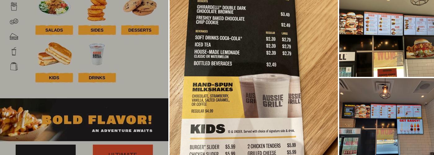 Aussie Grill Menu