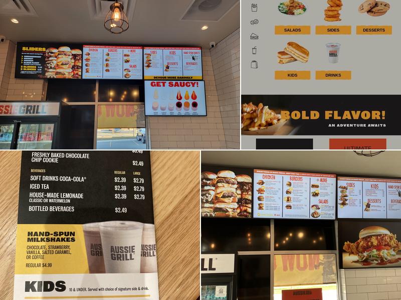 Aussie Grill Menu